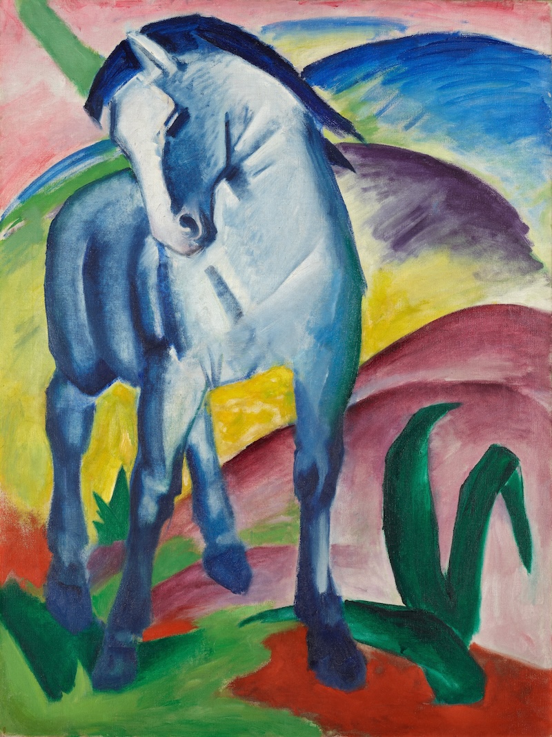 Blue Horse, by Franz Marc