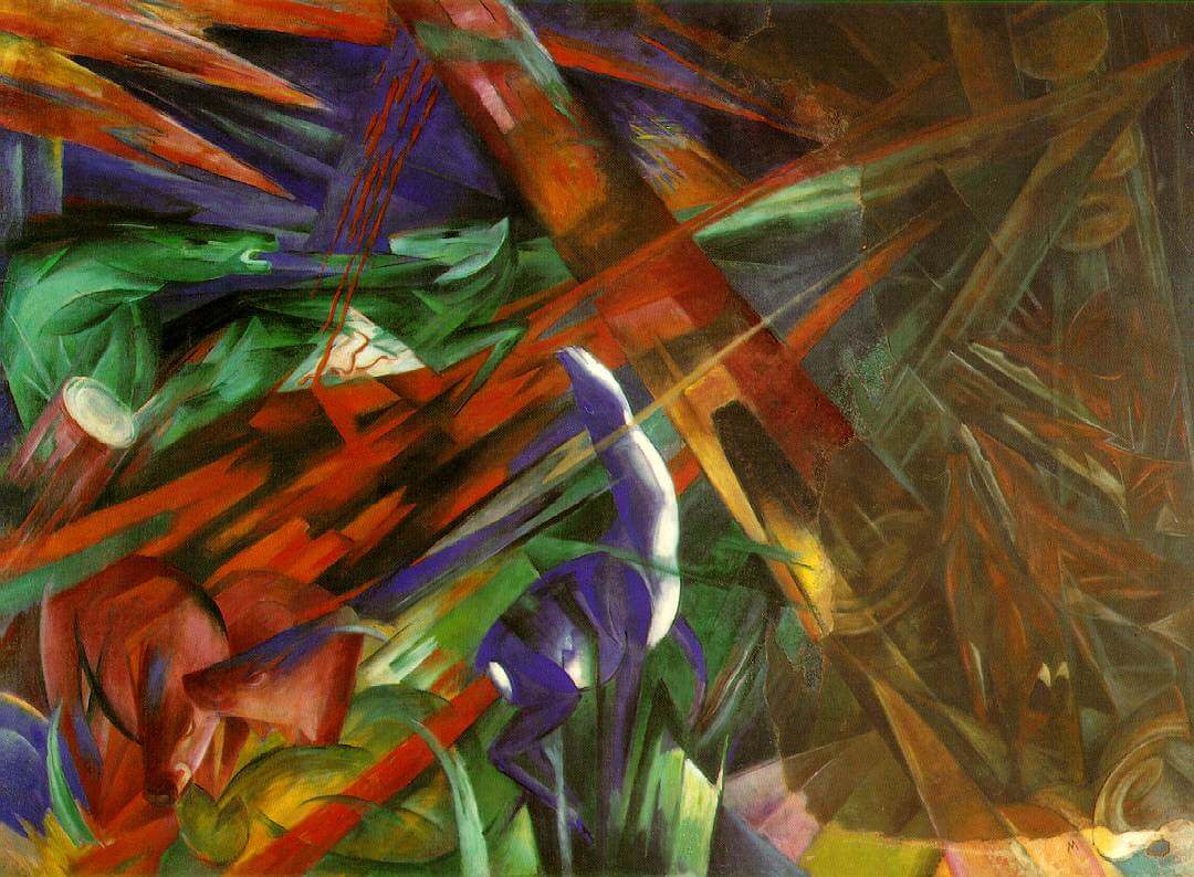 Fate of the Animals, by Franz Marc