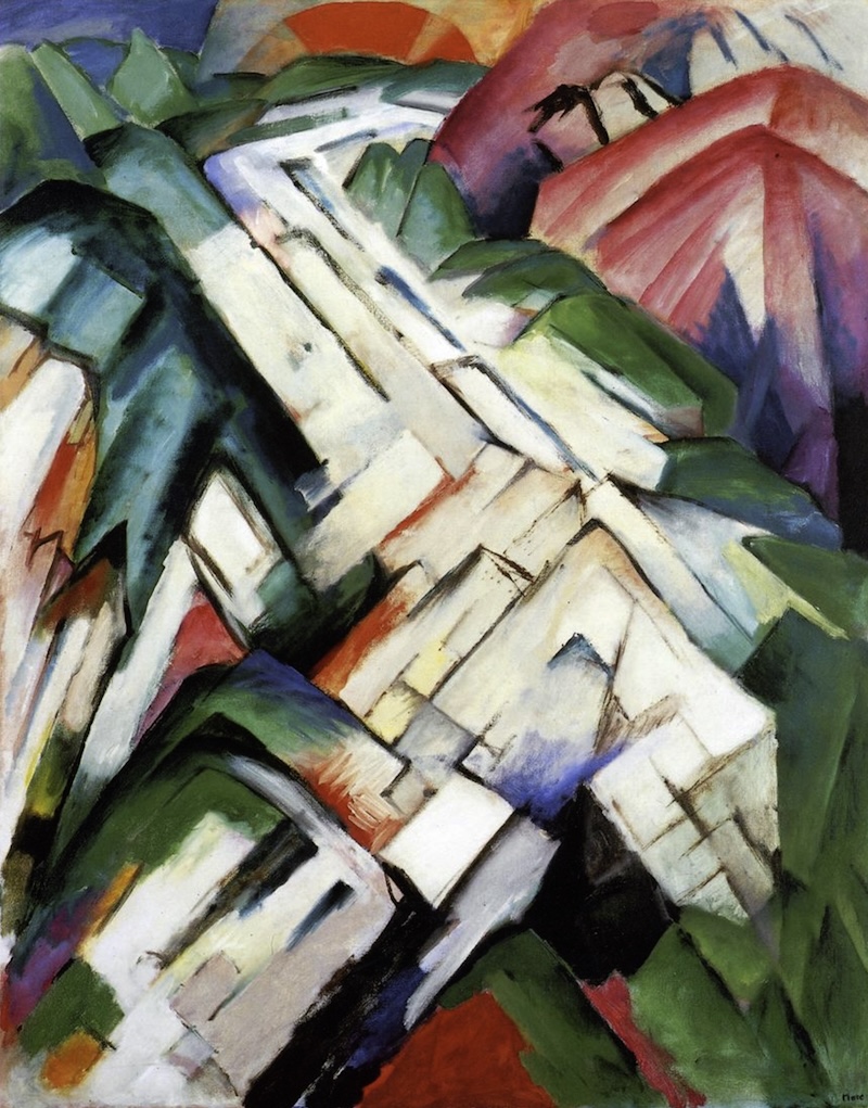 Gebirge (Mountains), 1911 by Franz Marc