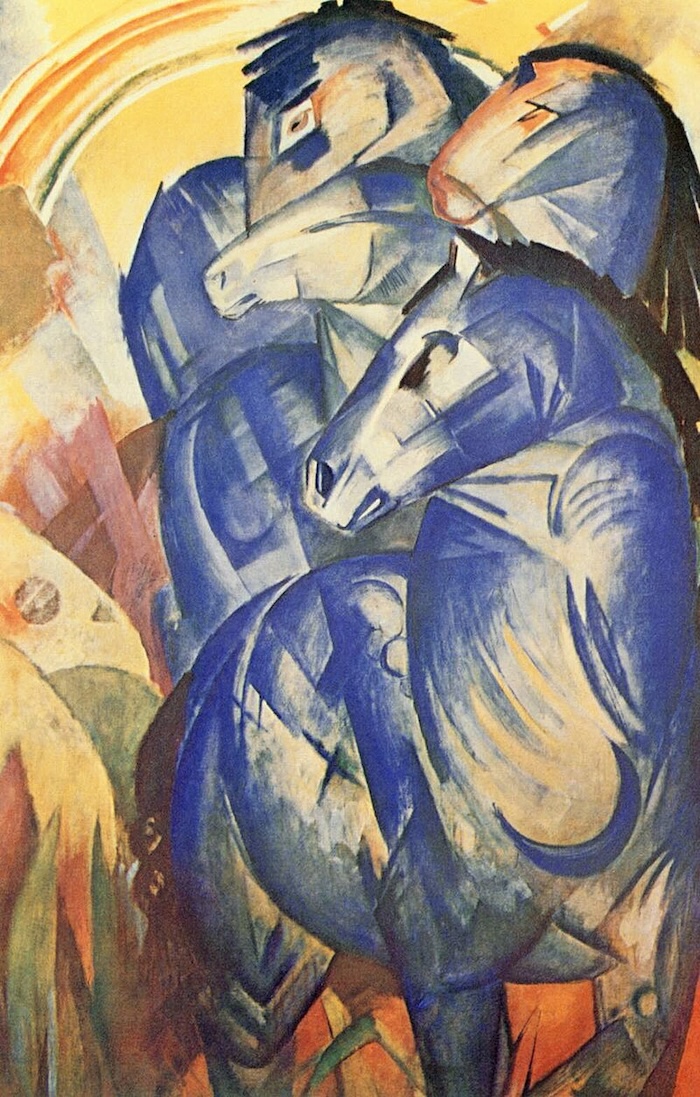 The Tower of Blue Horses, by Franz Marc