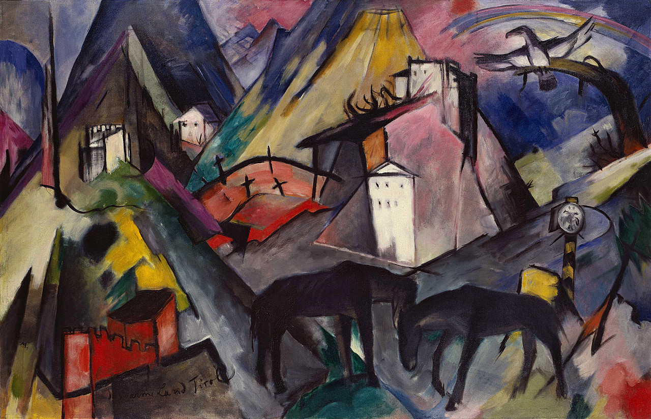 The Unfortunate Land of Tyrol , 1913 by Franz Marc