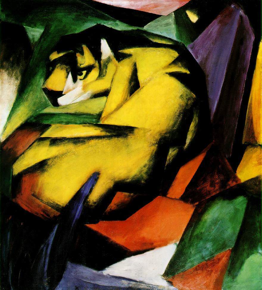 Tiger by Franz Marc