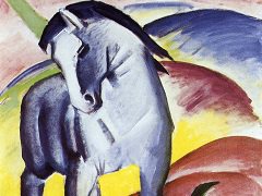 Blue Horse by Franz Marc