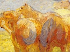 Lenggries Horse by Franz Marc