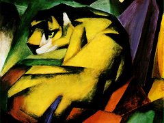 Tiger by Franz Marc